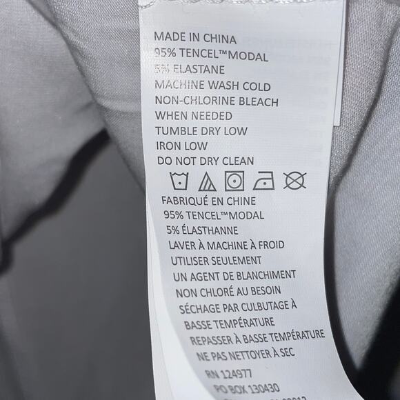 Prana Women's Foundation Short sleeve V Neck Top, white small - Picture 5 of 5